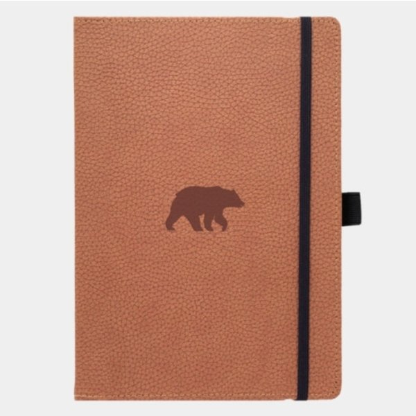 A4 Brown Bear Nbook Dotted
