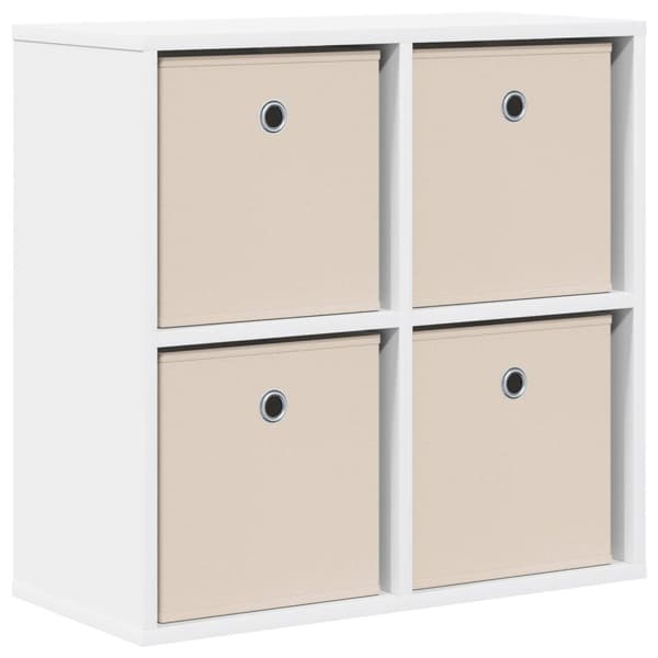 Sideboard med låda Vit 59,5 x 27 x 57 cm