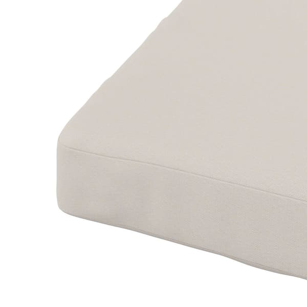 1-delad Sittdyna SOEST 100% Polyester Vit 60 x 60 x 7 cm