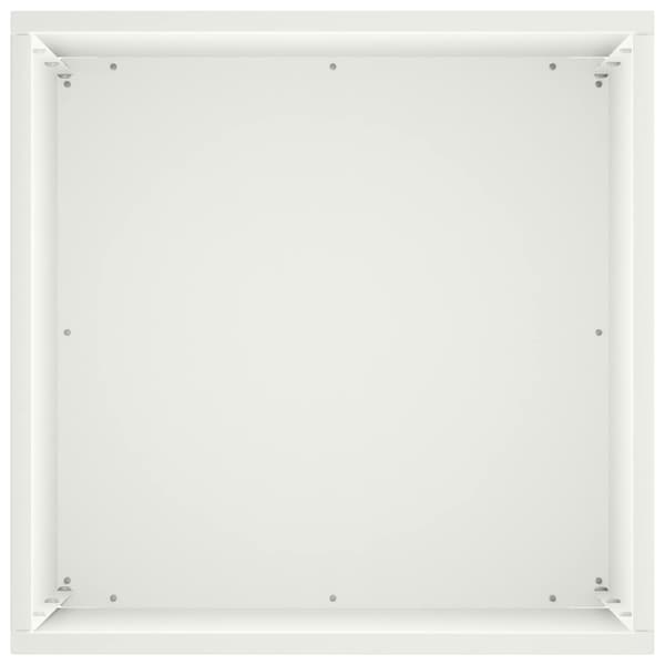 Trädgårdsplanterare Vit 40 x 40 x 50 cm Kallvalsat stål