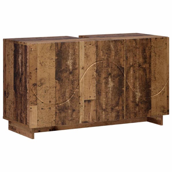 Badrumsskåp Gammalt trä 101 x 41 x 58 cm Konstruerat trä
