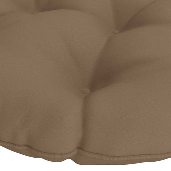 Hängstolskudde VIANEN 100% Polyester Taupe Ø 45 x 10 cm