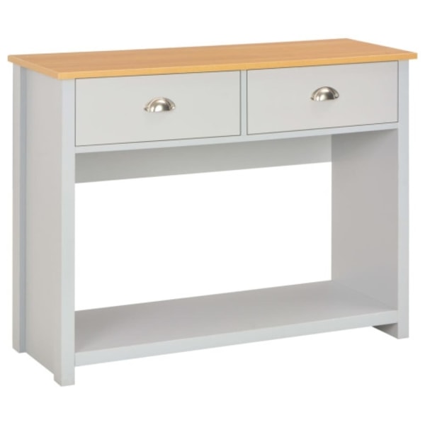 Konsolbord grå 97x35x76 cm
