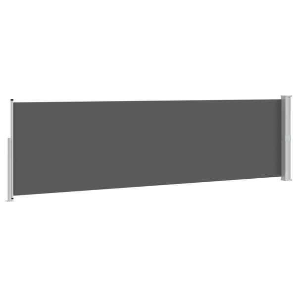 Utfällbar sidomarkis Antracit 300 x 140 cm Polyester