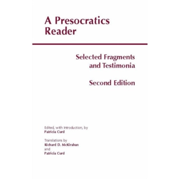 A Presocratics Reader (häftad, eng)