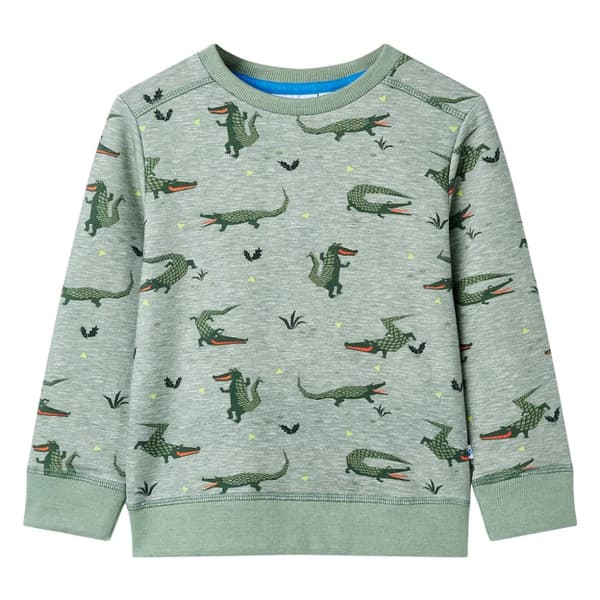 Barntröja ljus khaki melange 92