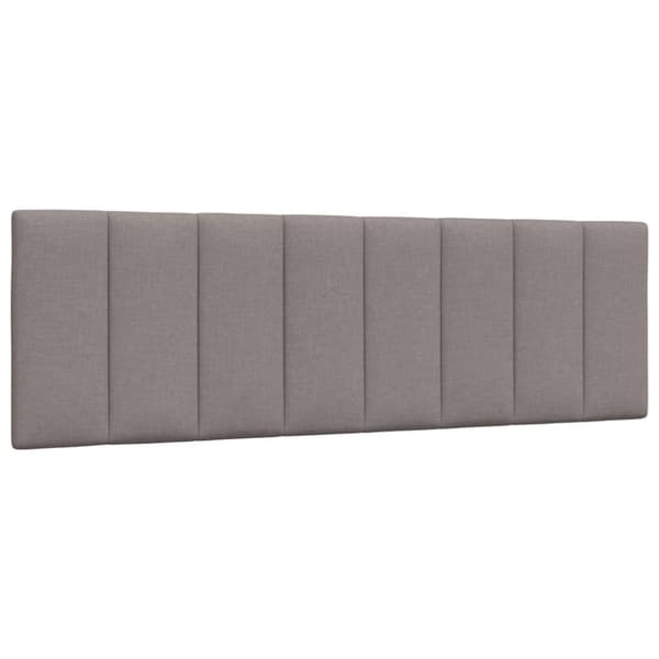 Bed Frame without Mattress "Hanko" Taupe 160x200 cm Fabric