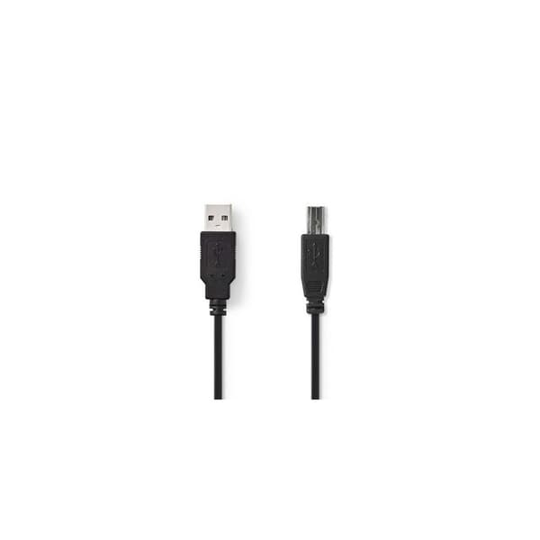 Kabel NEDIS USB 2.0 A-B 5m svart