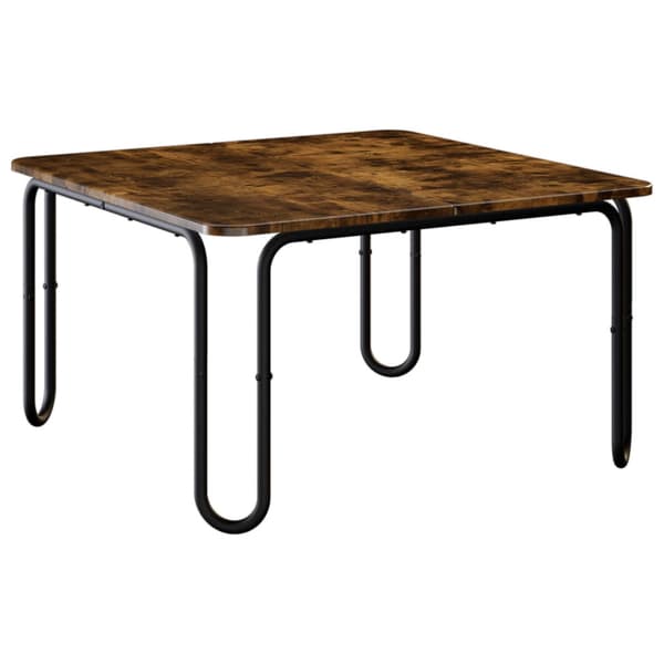 Kaffeebord Rökt ek 79,5 x 79,5 x 45 cm Konstruerat trä