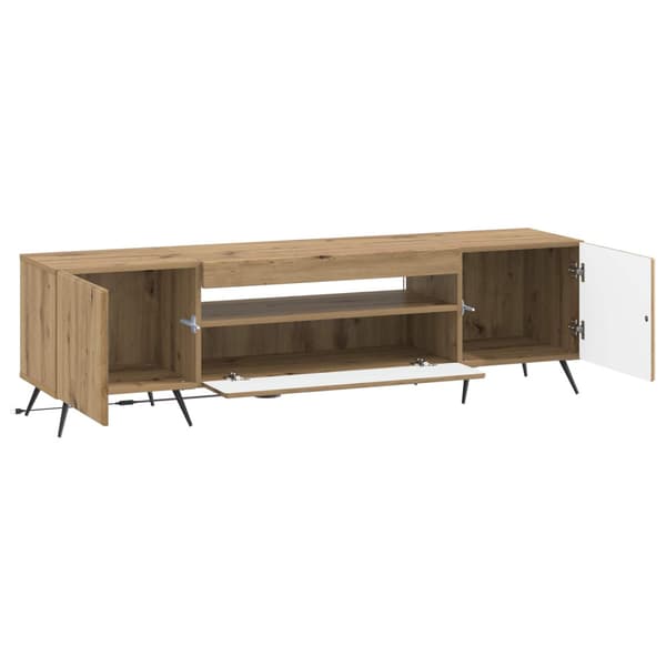 LED TV-skåp Artisan-ek Konstruerat trä