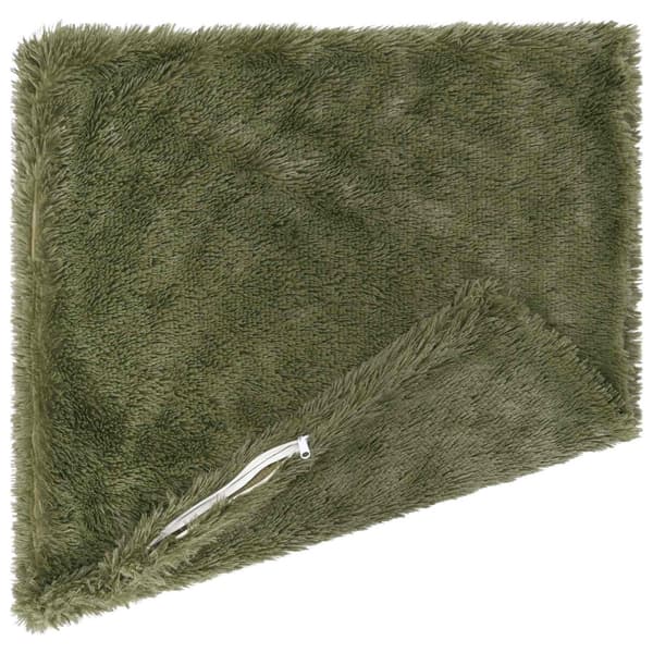 Kudde med kudde HEERLEN 6 st Grön PV Fleece