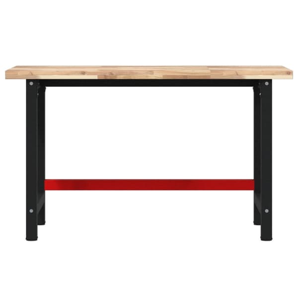 Arbetsbänk 140x60x83 cm massiv akacia rektangulär
