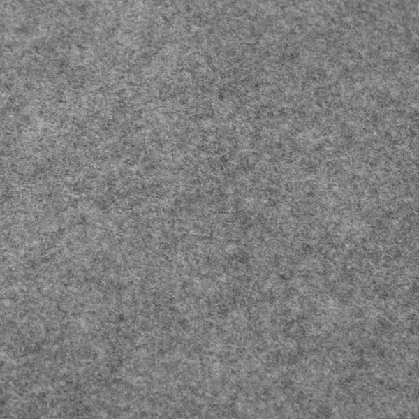 Bottenmatta ljusgrå Ø366 cm polyester geotextil