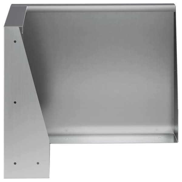 Stödvägg 2 st 50 x 50 x 50 cm Galvaniserat stål Silver