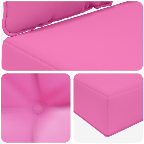 Utomhus Soffa Kudde 3 pcs Rosa Polyester