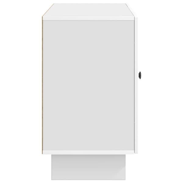 Sideboard Vit högglans 89 x 34,5 x 60 cm Konstruerat trä