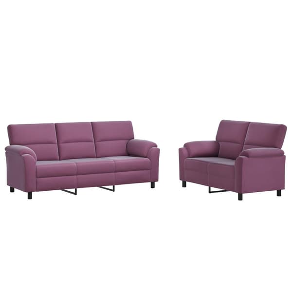Soffset 2 st Lila Sammet