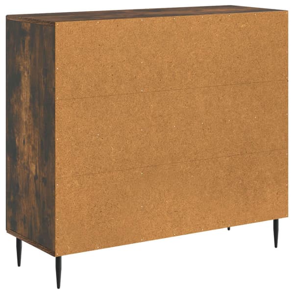 Sideboard Rökt ek 89 x 34,5 x 80 cm Konstruerat trä