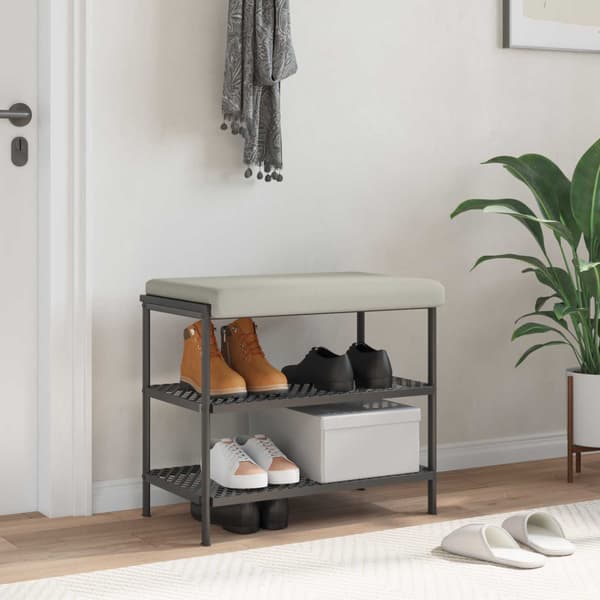 Bänk kudde Texturerad Sammet Havre Djup 35 cm