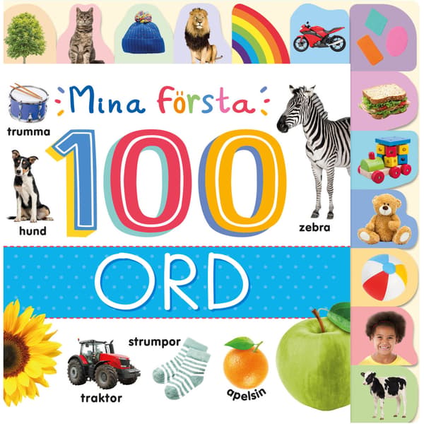 Mina första 100 ord (bok, board book)