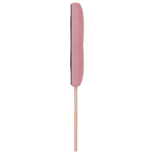 Huvudgavel Rosa 100 cm Sammet