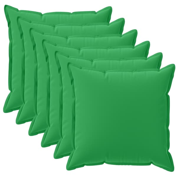 Kudde med kudde HOUTEN 6 st Grön Polyester