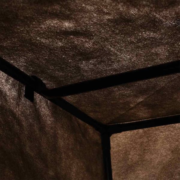 Garderober 2 st brun 75x50x160 cm