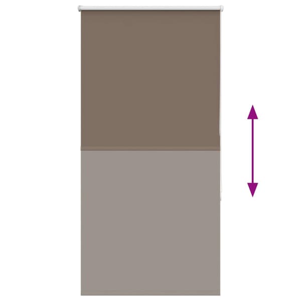 Mörkläggningsgardin kaffe 75x175 cm tyg bredd 70,7 cm polyester