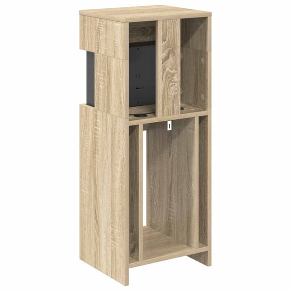Elektrisk eldstad Sonoma-ek 35 x 30 x 86 cm Konstruerat trä