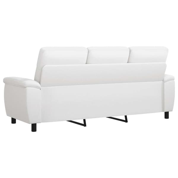 Soffa Vit 214 x 90 x 95 cm Tyg