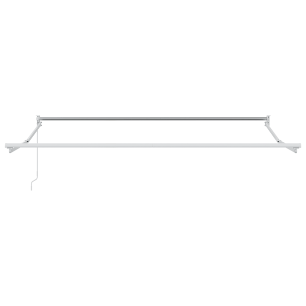 Utdragbar markis Gul 300 x 250 cm Polyester och aluminium