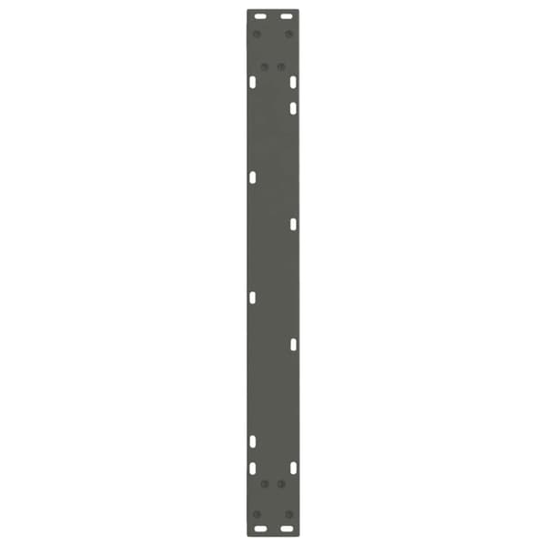 Matbordsben V-formade 3 st antracit 80x(72-73,3) cm stål