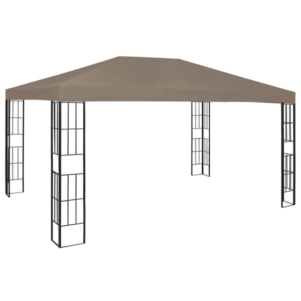 Paviljong 4x3 m taupe