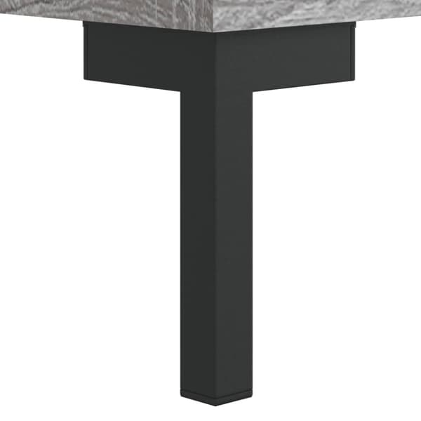 Skänk grå sonoma 100x36x60 cm konstruerat trä