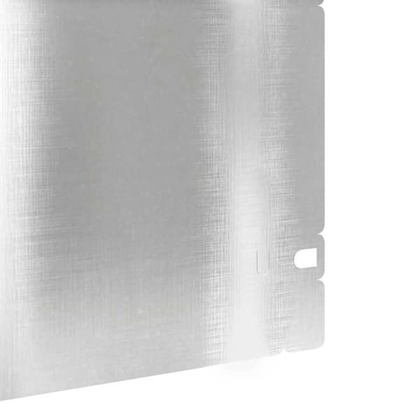 Gräskanter 20 pcs Silver 103 x 0,05 x 22 cm Rostfritt stål