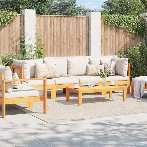 Inomhus och utomhus matta PALMERAS Beige 240 x 240 cm Polyester