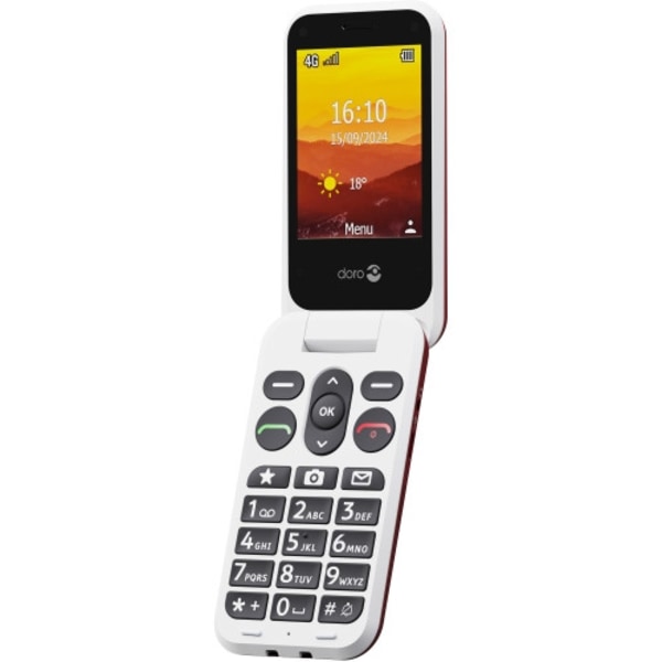 Mobiltelefon 4G Leva L31 Röd/Vit Röd, Vit
