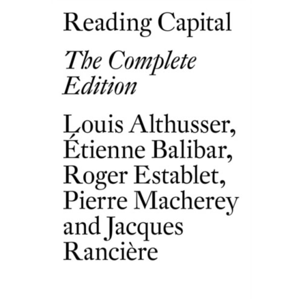 Reading Capital (häftad, eng)