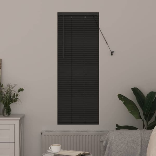 Persienner Mörkgrå 130 x 50 cm Aluminium