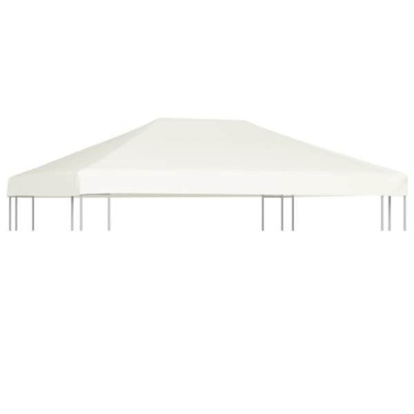 Paviljongtak 310 g/m² 4x3 m gräddvit