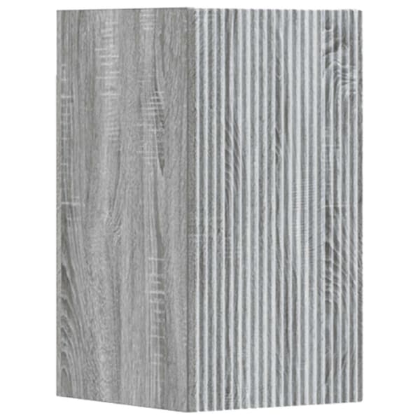 Badrumsmöbelset 3 st Grå Sonoma 33 x 34,5 x 160 cm