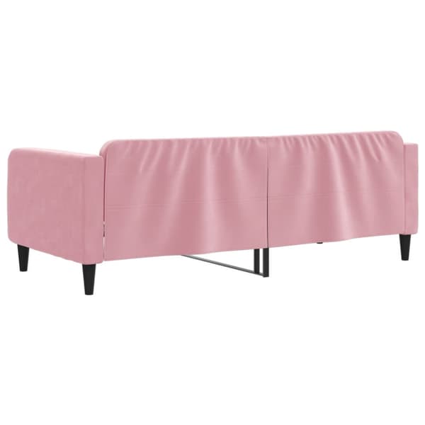 Dagbädd rosa 90x200 cm sammet