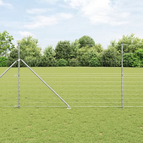 Stängselstolpe Galvaniserad 25 x 1,5 m Stål