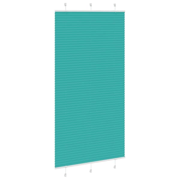 Plisserad persienn bensingrön 100x200 cm tyg bredd 99,4 cm