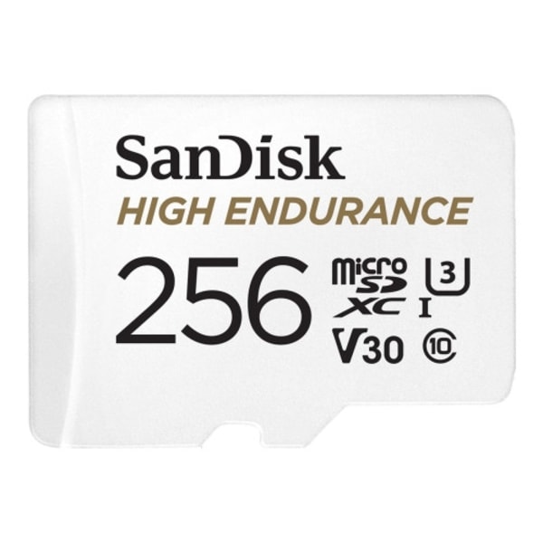 SanDisk High Endurance - flash-minneskort - 256 GB - mikroSDXC UHS-I