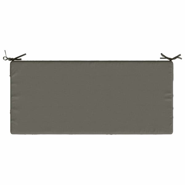 Bänk kudde SOEST 100% Polyester Grå 110 x 50 x 8 cm