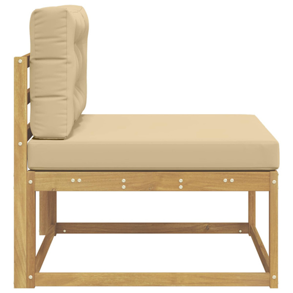 Utomhus Mellansoffa Polyester Vit