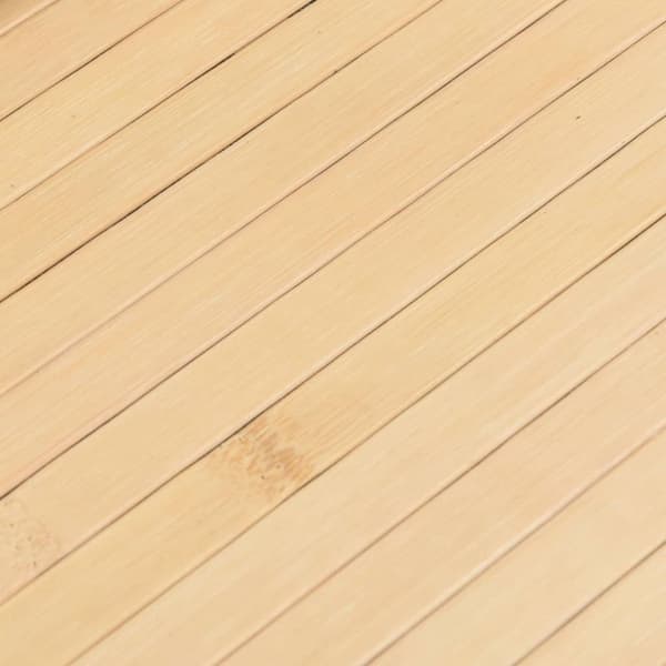 Matta rektangulär ljus naturlig 80x300 cm bambu