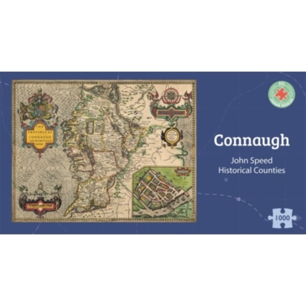 Connaugh Historical 1610 Map 1000 Piece Puzzle (häftad, eng)