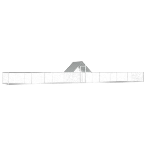 Hönsbur 14x2x2 m galvaniserat stål